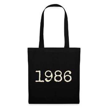 1986 Birthday Gift - Awesome since 1986 - Tote Bag - black - Front