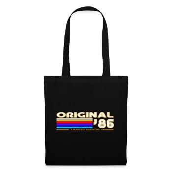 1986 - Stoffbeutel - Schwarz - Vorne