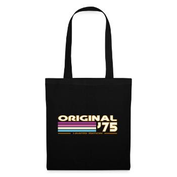 Original 75 Rayures Vintage - Sac en tissu - noir - Devant