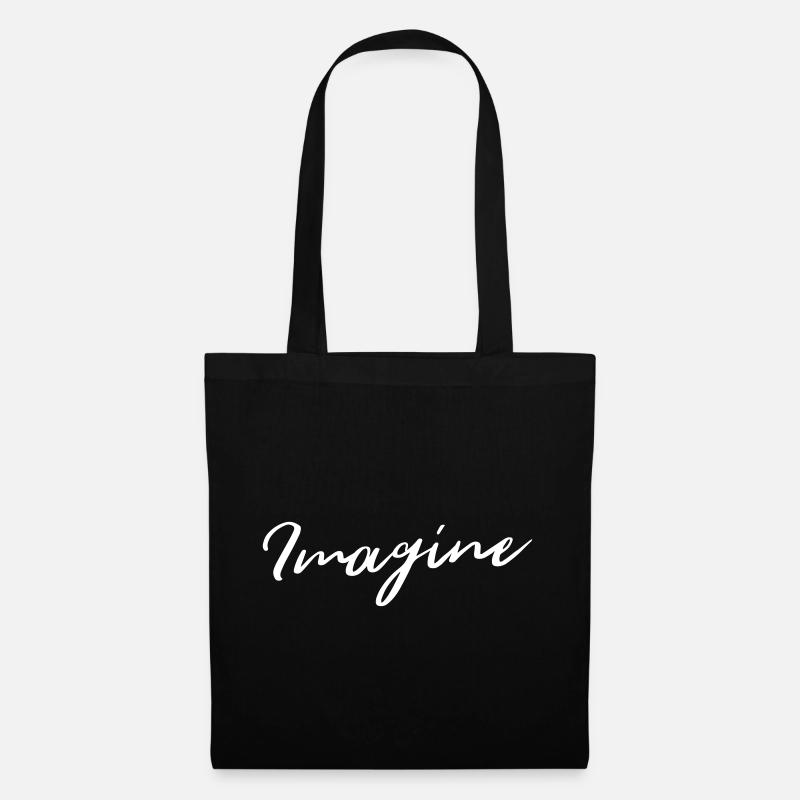 Imagine - Stoffbeutel - Schwarz