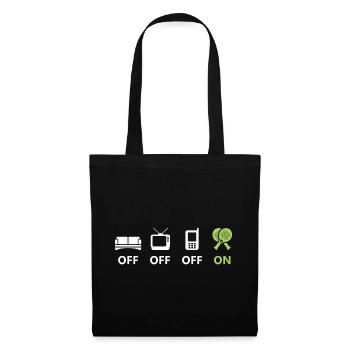 Padel Padel Player Padeltennis Padel Tennis - Tote Bag - black - Front