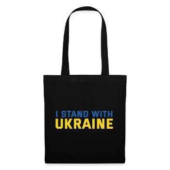 Ukraina - I Stand With Ukraine - Tote Bag - black - Front