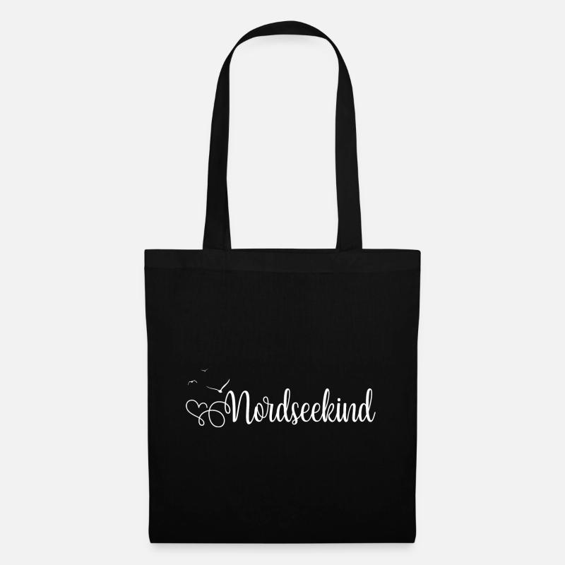 Nordseekind - Stoffbeutel - Schwarz