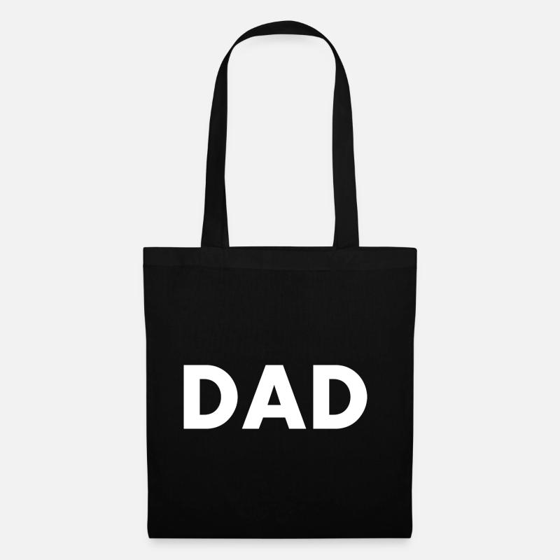 Dad - Stoffbeutel - Schwarz