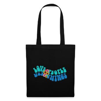 LOVE PEOPLE USE THINGS - Tote Bag - black - Front