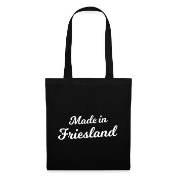 Born in Friesland - Tote Bag - black - Front
