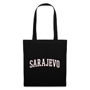 Sarajevo Bold Lettering - Tote Bag - black - Front
