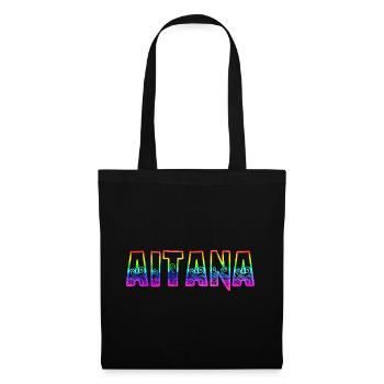 aitana rs regenbogen - Stoffbeutel - Schwarz - Vorne