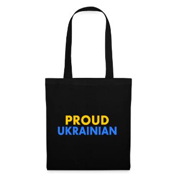 Proud ukrainian - Tote Bag - black - Front