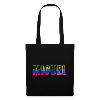 Miguel RS Arc-en-ciel - Sac en tissu - noir - Devant