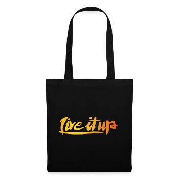Live It Up, Only One Place - Tote Bag - black - Front