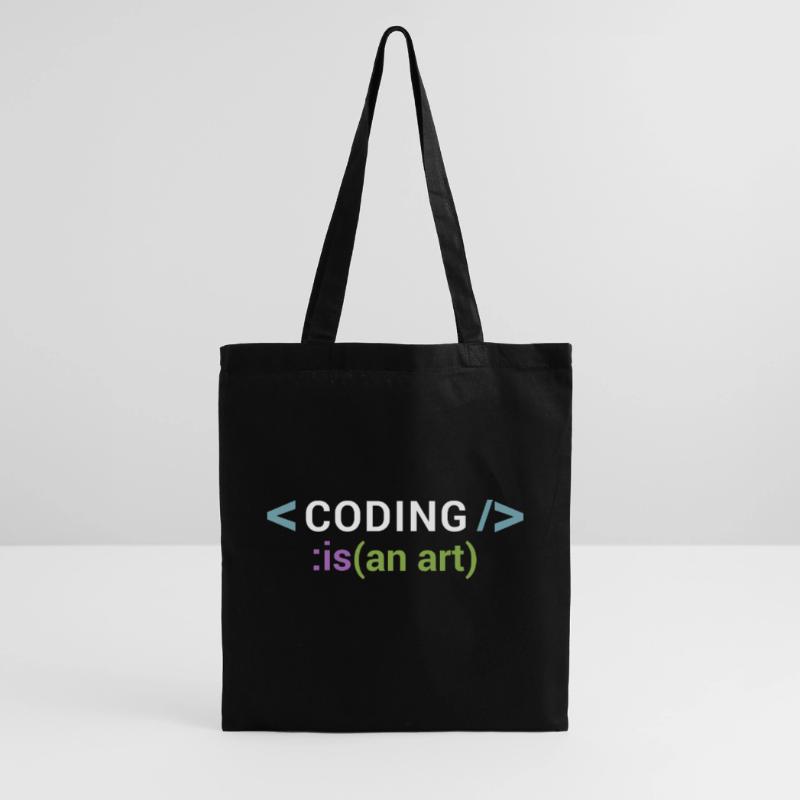 Coder est un art Sac en tissu