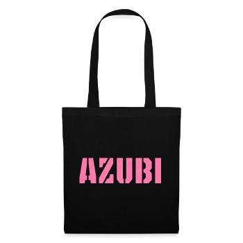 Azubi Tshirt 5 23 rosa - Stoffbeutel - Schwarz - Vorne