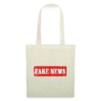 Fake news statement pour les vrais influenceurs - Sac en tissu - nature - Devant