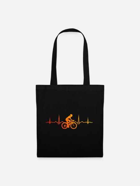 Women Cyclists Men's Bicycle Cycling Cycling - Tote Bag - black