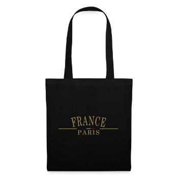 FRANCE Paris flag - Tote Bag - black - Front