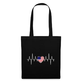 La fréquence américaine - Sac en tissu - noir - Devant