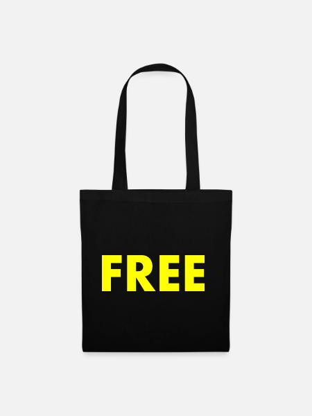 Free - Stoffbeutel - Schwarz