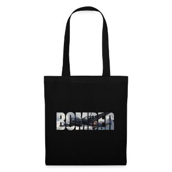 Bomber Avro Lancaster - Tote Bag - black - Front