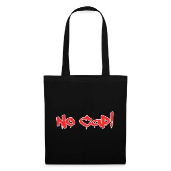 No Cap - Stoffbeutel - Schwarz - Vorne