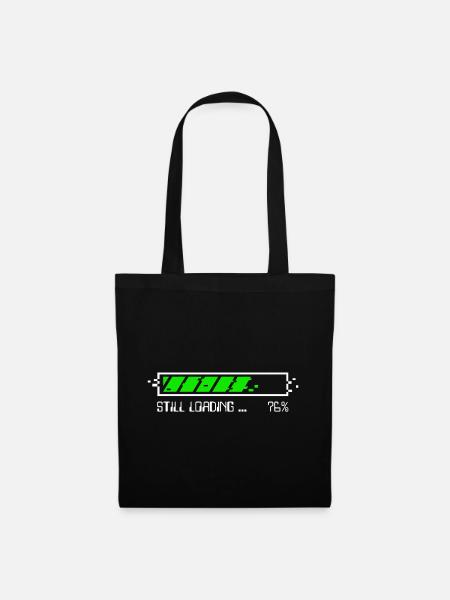Still Loading – Patience Gamer - BLC - Tote Bag - black