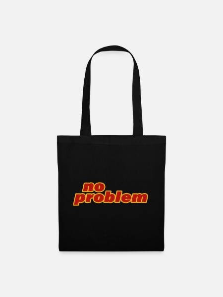 NO PROBLEM - Stoffbeutel - Schwarz