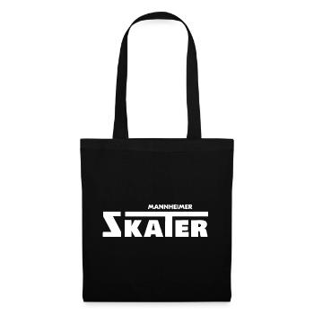 Mannheimer Skater, / Mannheim, skating - Stoffbeutel - Schwarz - Vorne