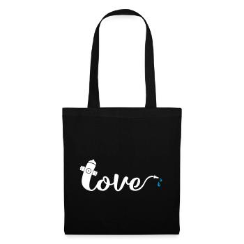 Love Firefighter - Fire Department - Tote Bag - black - Front