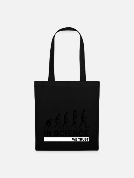 Science Evolution - Tote Bag - black
