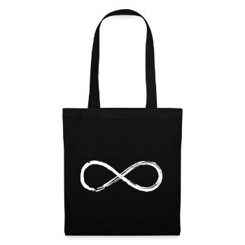 Infinity Infinity Symbol Lemniskate Eight 8 - Tote Bag - black - Front
