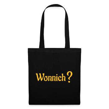 Wonnich? - Stoffbeutel - Schwarz - Vorne