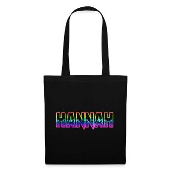 hannah rs regenbogen - Stoffbeutel - Schwarz - Vorne