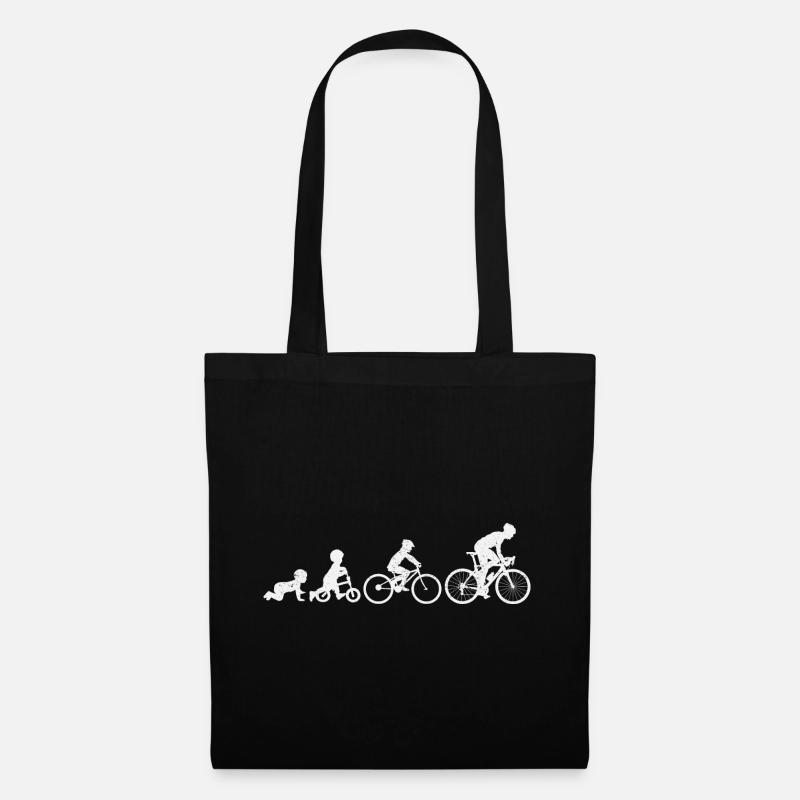 Cyclist Evolution Cycliste Vélo Biker - Sac en tissu - noir