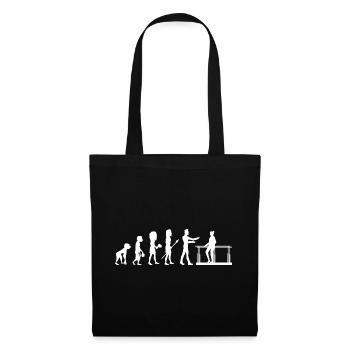 Evolution Masseur Kinésithérapeute Humour Kiné - Sac en tissu - noir - Devant