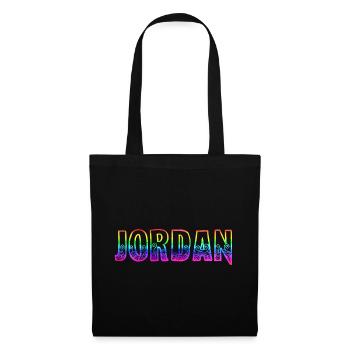 jordan rs rainbow - Tote Bag - black - Front