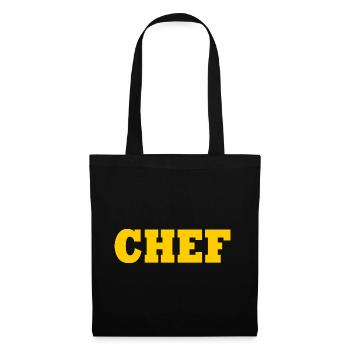 Chef - Stoffbeutel - Schwarz - Vorne