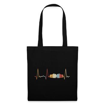 Boîtes de pulsation - Sac en tissu - noir - Devant