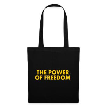 The power of freedom - Tote Bag - black - Front