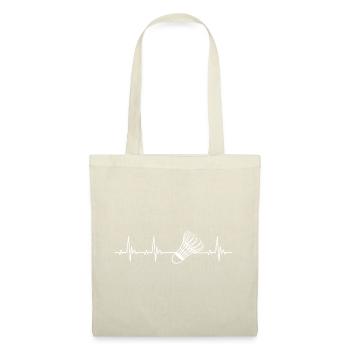 Badminton heartbeat - Tote Bag - nature - Front