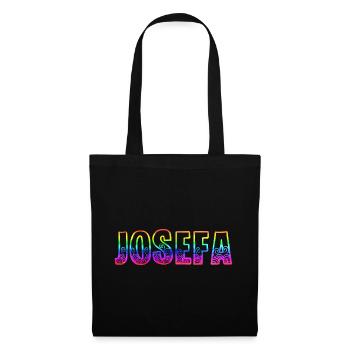 Josefa RS Arc-en-ciel - Sac en tissu - noir - Devant