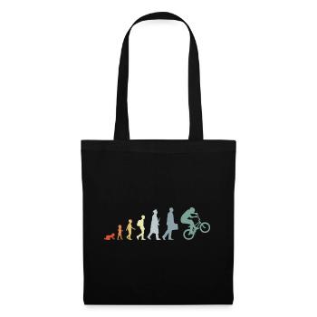 Évolution du BMX Vintage - Sac en tissu - noir - Devant