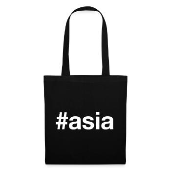 ASIA Asien Hashtag - Tote Bag - black - Front