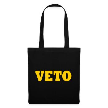 Veto - Sac en tissu - noir - Devant