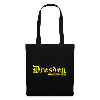 Dresden - Stoffbeutel - Schwarz - Vorne