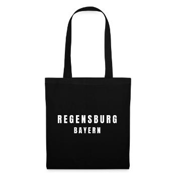 Regensburg Bavaria - Tote Bag - black - Front