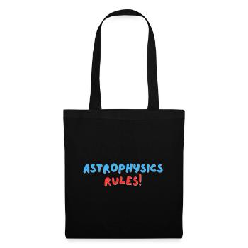 Règles astrophysiques - Sac en tissu - noir - Devant