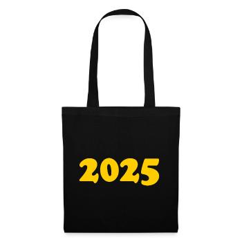 2025 - Stoffbeutel - Schwarz - Vorne