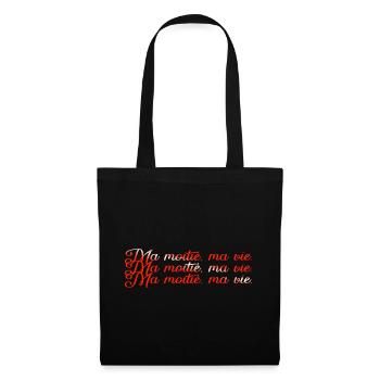 VALENTINES DAY HEART LOVE LOVE ROSE 2 - Tote Bag - black - Front
