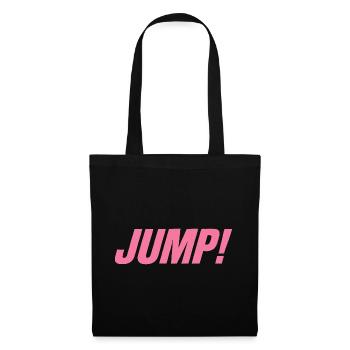 Saut Rose Vibes Kpop Pop Coréenne - Sac en tissu - noir - Devant