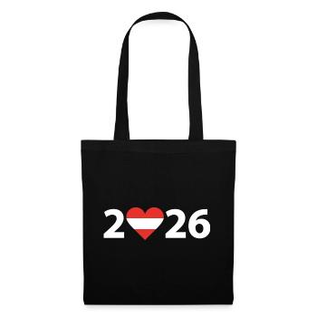 I love Austria 2026, vacation in Austria 2026 - Tote Bag - black - Front